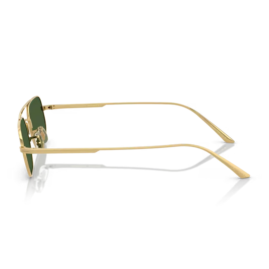 Lunettes de soleil Oliver Peoples 1989C doré - vue de profil