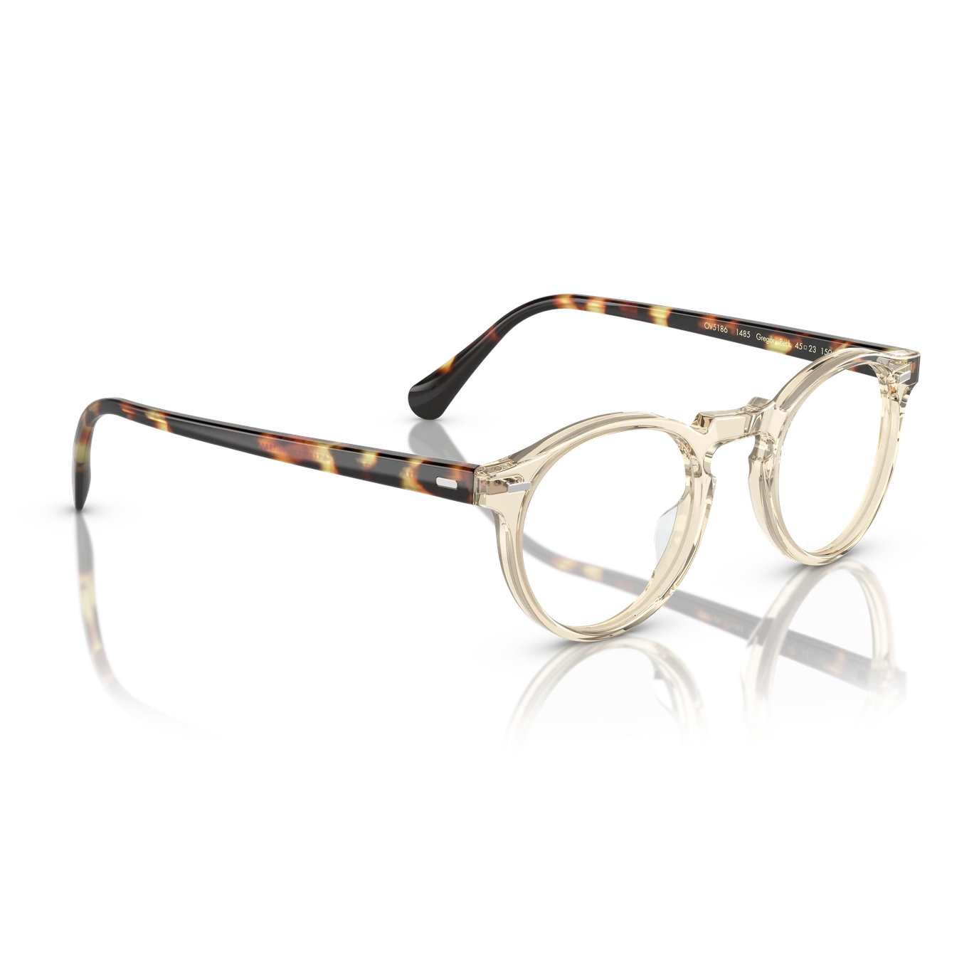 Lunettes de vue Oliver Peoples Gregory Peck cristal et écaille - vue de profil
