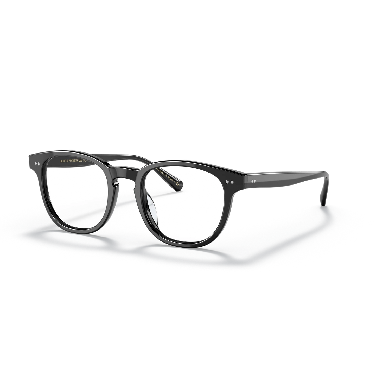 Lunettes de vue Oliver Peoples Kisho noir - vue de profil