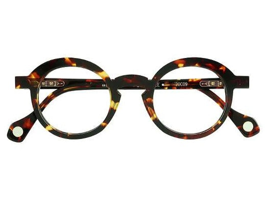 Lunettes de vue Anne et Valentin Belleville acétate écaille - vue de face