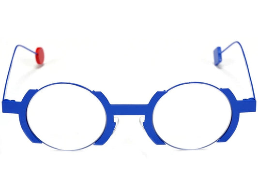 Lunettes de vue Sabine Be Be Balloon Slim acétate bleu majorelle - vue de face