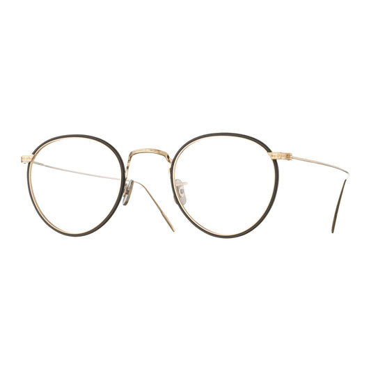 Lunettes de vue Eyevan 717W doré et noir - vue de profil