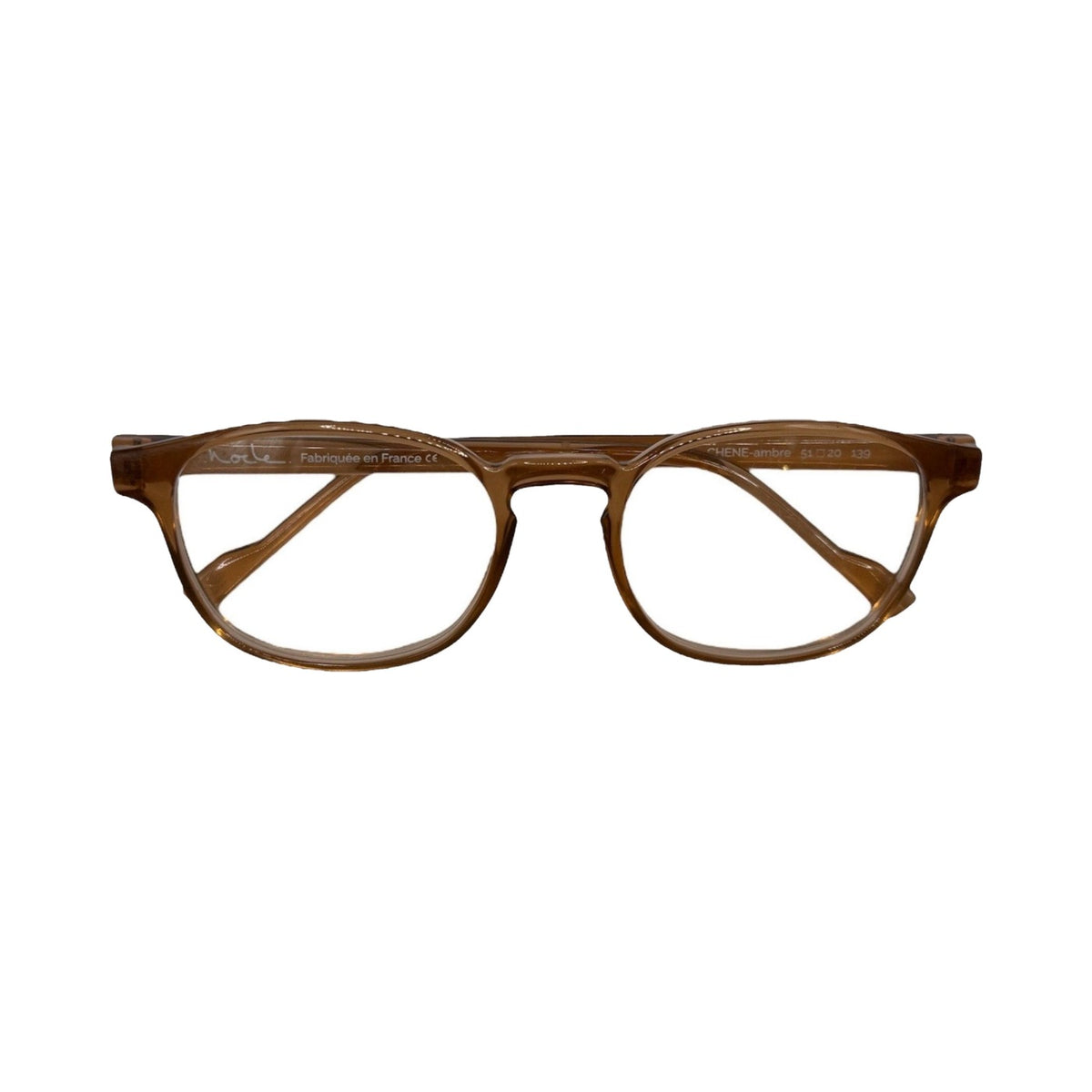Lunettes de vue Nocle Chêne acétate ambre 100% Santé