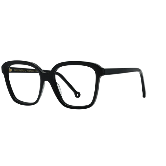 Lunettes de vue Nathalie Blanc Apolline noir - vue de profil