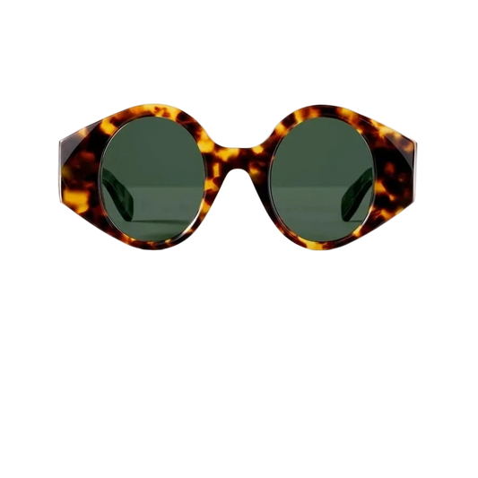 Lunettes de soleil Aude Hérouard Marthe acétate écaille ambre - vue de face