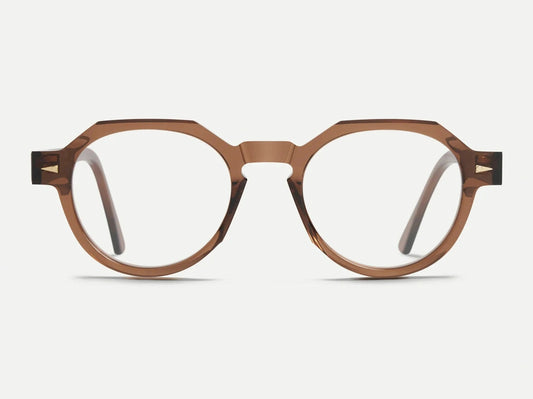 Lunettes de vue Ahlem Verneuil acétate marron clair - vue de face
