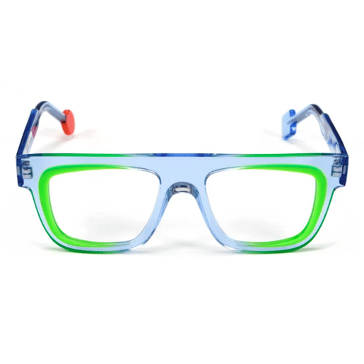 Lunettes de vue Sabine Be Be Alive acétate bleu clair - vue de face