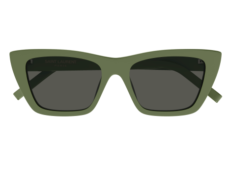 Lunettes de soleil Saint Laurent SL 276 Mica acétate kaki - vue de face