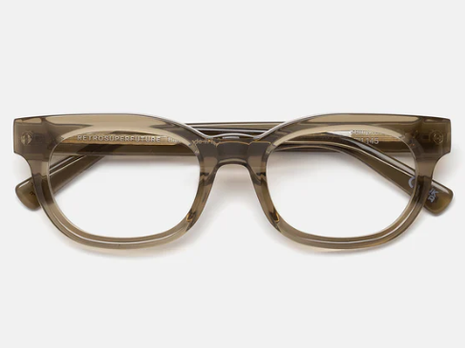 Lunettes de vue Retrosuperfuture Sempre acétate transparent marron - vue de face