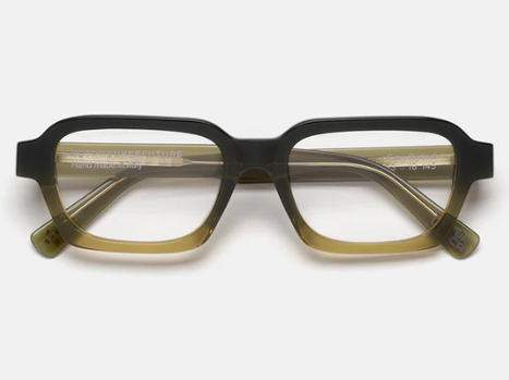 Lunettes de vue Retrosuperfuture Caro acétate vert dégradé Fumo - vue de face