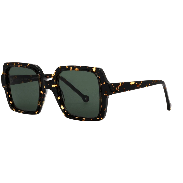 Lunettes de soleil Nathalie Blanc Eléonore écaille cocobolo - vue de profil