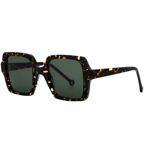 Lunettes de soleil Nathalie Blanc Eléonore écaille cocobolo - vue de profil