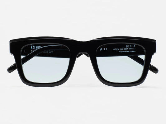 Lunettes de soleil Kaleos Binea acétate noir - vue de face