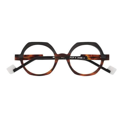 Lunettes de vue Anne et Valentin Lollipop acétate écaille et gris