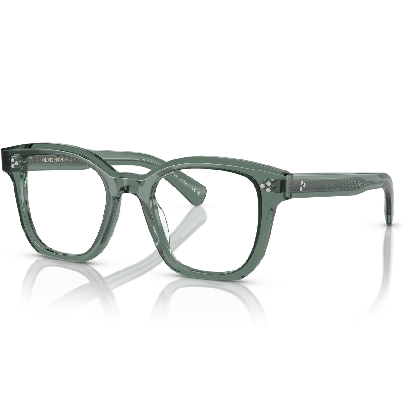 Lunettes de vue Oliver Peoples Lianella vert - vue de profil
