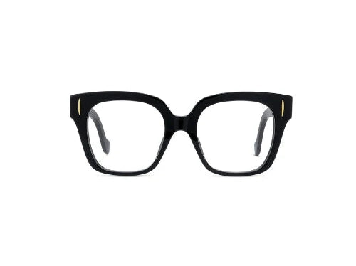 Lunettes de vue Loewe LW50069I acétate noir brillant - vue de face