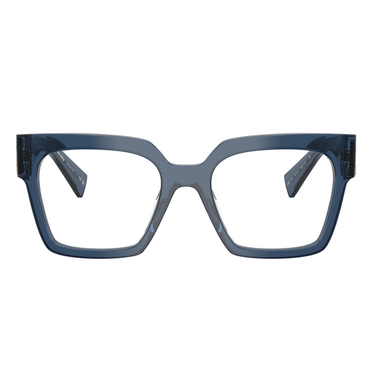 Lunettes de vue Miu Miu MU 04WV acétate bleu - vue de face