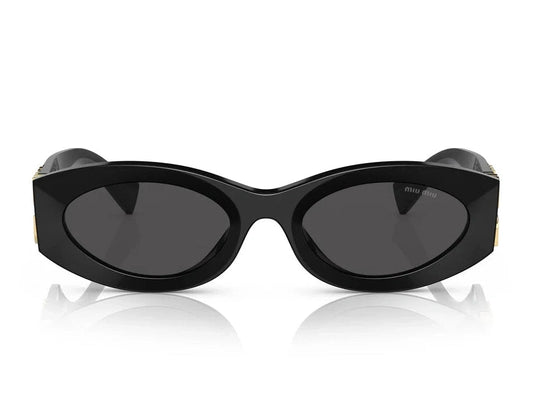 Lunettes de soleil Miu Miu MU 11WS acétate noir - vue de face