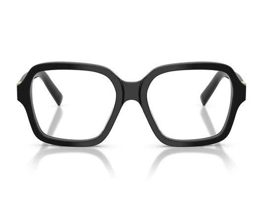 Lunettes de vue Miu Miu MU 03YV acétate noir - vue de face