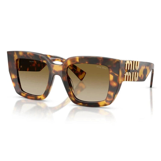 Lunettes de soleil Miu Miu MU B05S acétate Honey Havana - vue de face