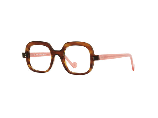 Lunettes de vue Anne et Valentin Ocalor 25C39 acétate écaille et rose
