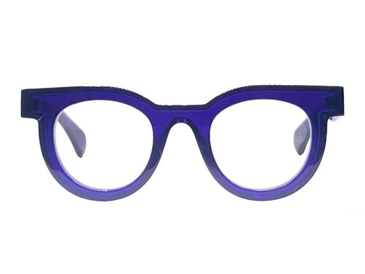 Lunettes de vue THEO Mille+81 acétate violet - vue de face