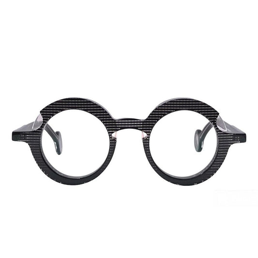 Lunettes de vue THEO Sara acétate noir - vue de face