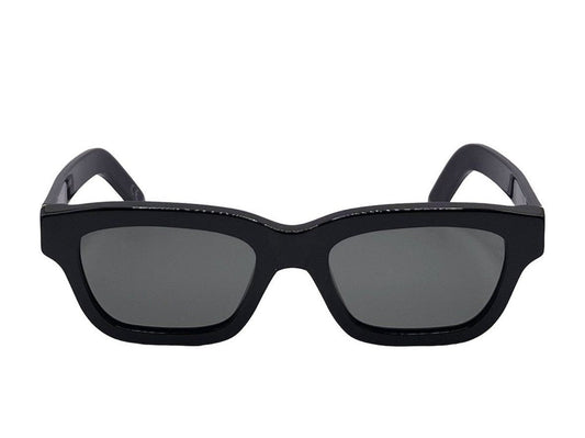 Lunettes de soleil Retrosuperfuture Milano acétate noir - vue de face