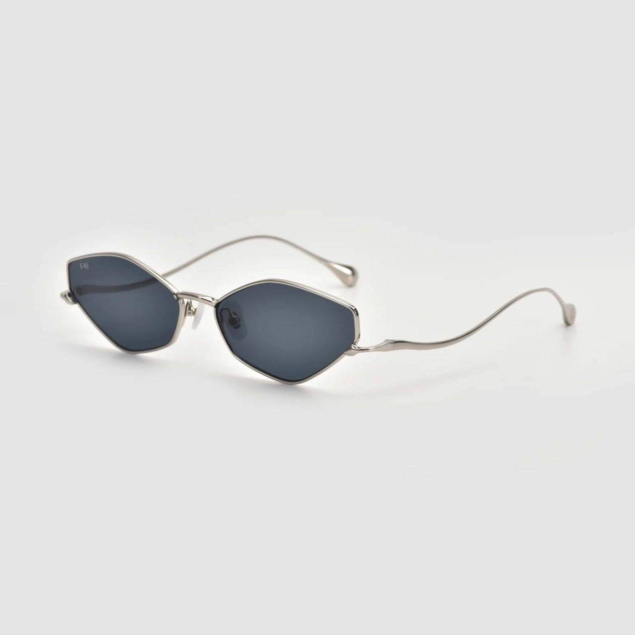 Lunettes de soleil For Art's Sake Moment métal argent - vue de profil