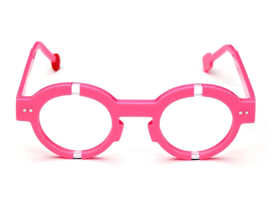 Lunettes de vue Sabine Be Be Groom acétate rose - vue de face