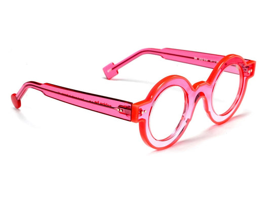 Lunettes de vue Sabine Be Pop Line acétate rose et orange