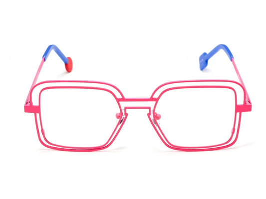 Lunettes de vue Sabine Be Be Clush Wire métal rose - vue de face
