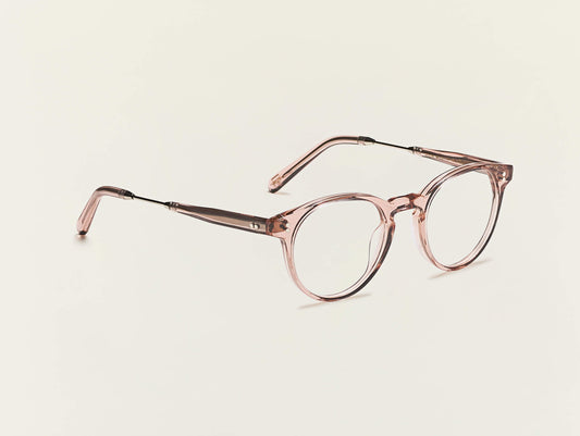 Moscot Golda Burnt Rose - vue trois quarts (visuel officiel)