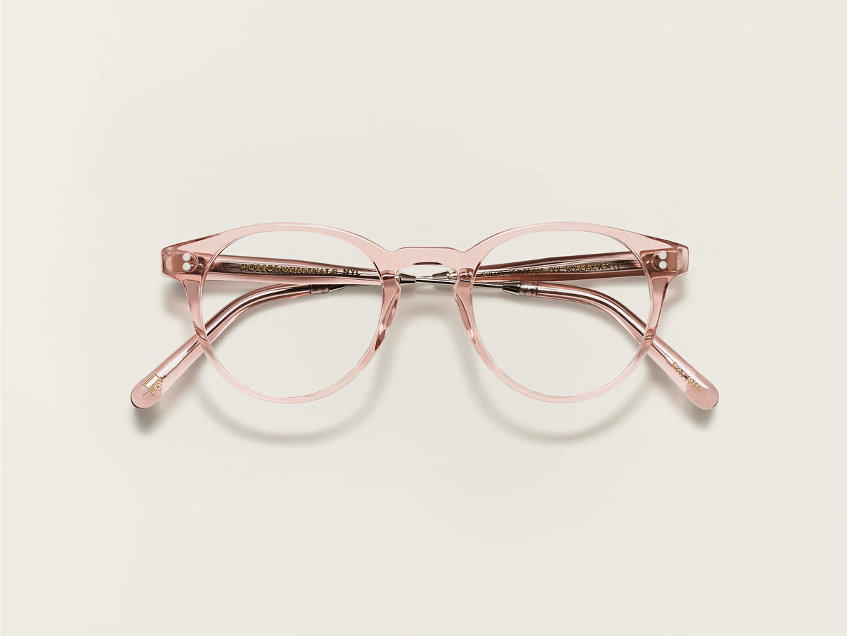 Moscot Golda Burnt Rose - vue pliée de face (visuel officiel)