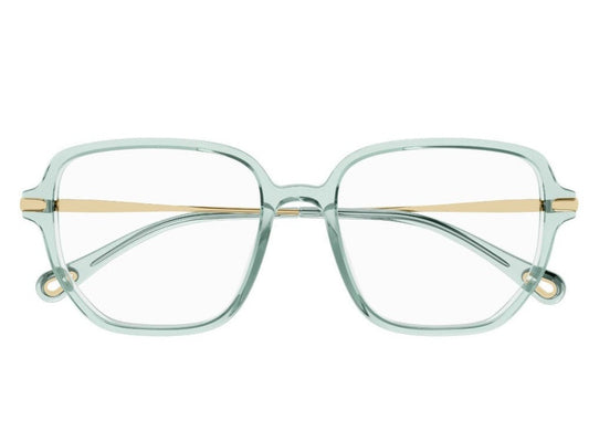 Lunettes de soleil Chloé CH0218OA acétate vert - vue de face