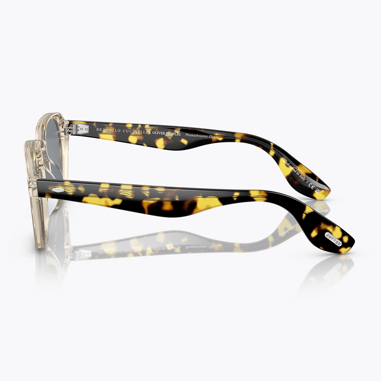 Lunettes de soleil Oliver Peoples Griffo cristal - vue de profil