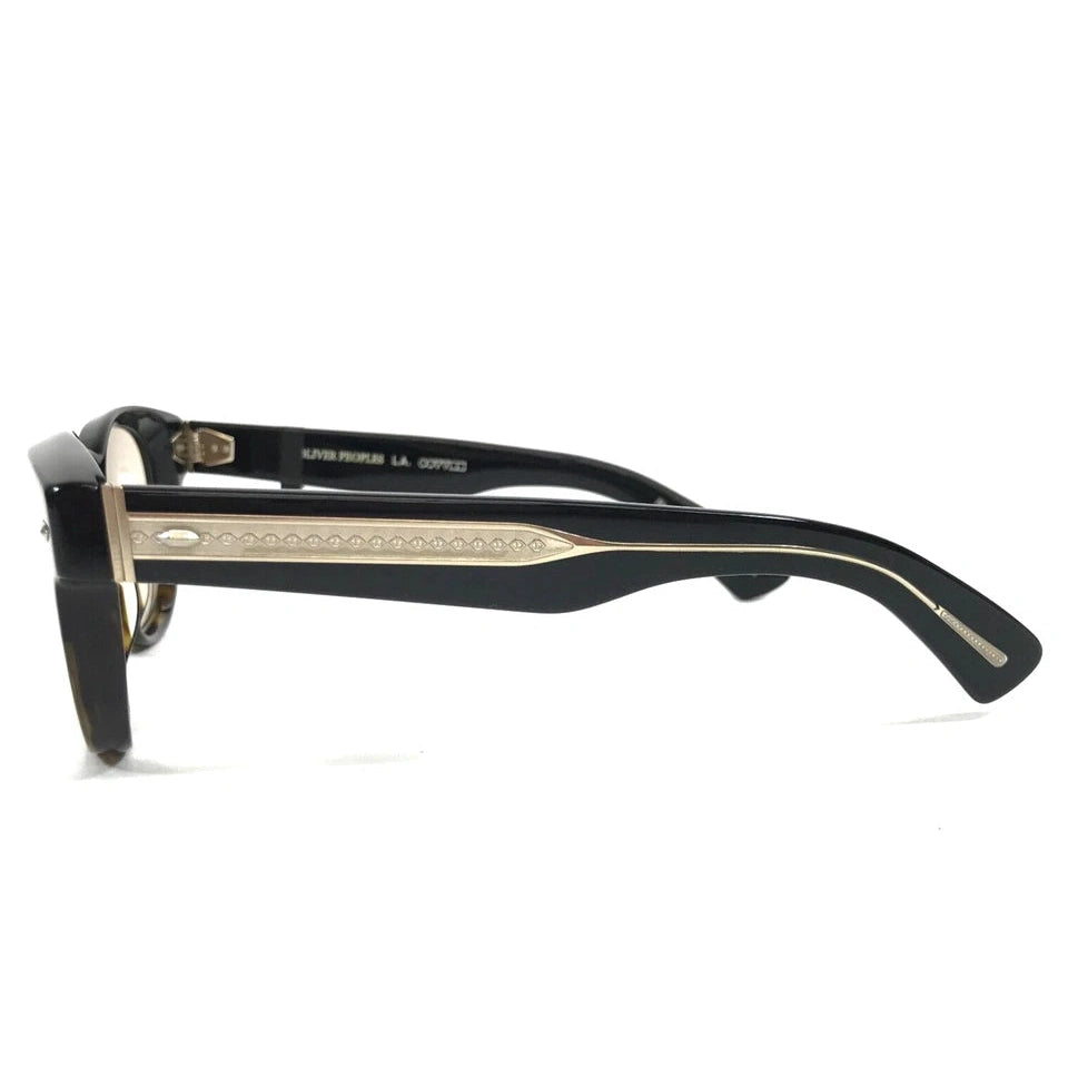 Lunettes de vue Oliver Peoples Allenby noir et écaille - vue de profil