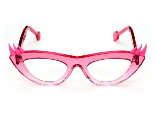 Lunettes de vue Sabine Be Be Lashes acétate rose dégradé - vue de face