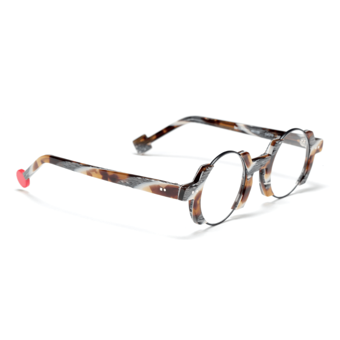 SABINE BE be balloon Bleu Marine Satin / Ecaille Vintage Brillant - Les Belles Lunettes