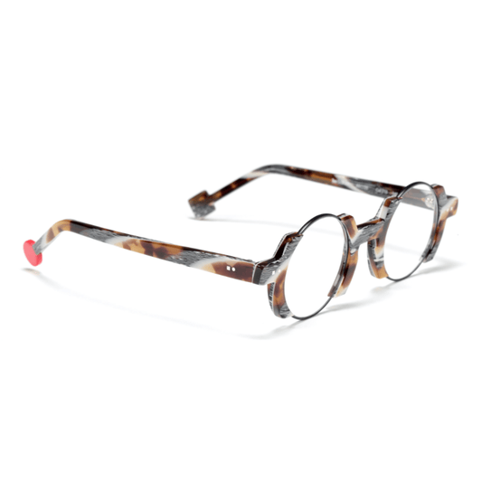 SABINE BE be balloon Bleu Marine Satin / Ecaille Vintage Brillant - Les Belles Lunettes