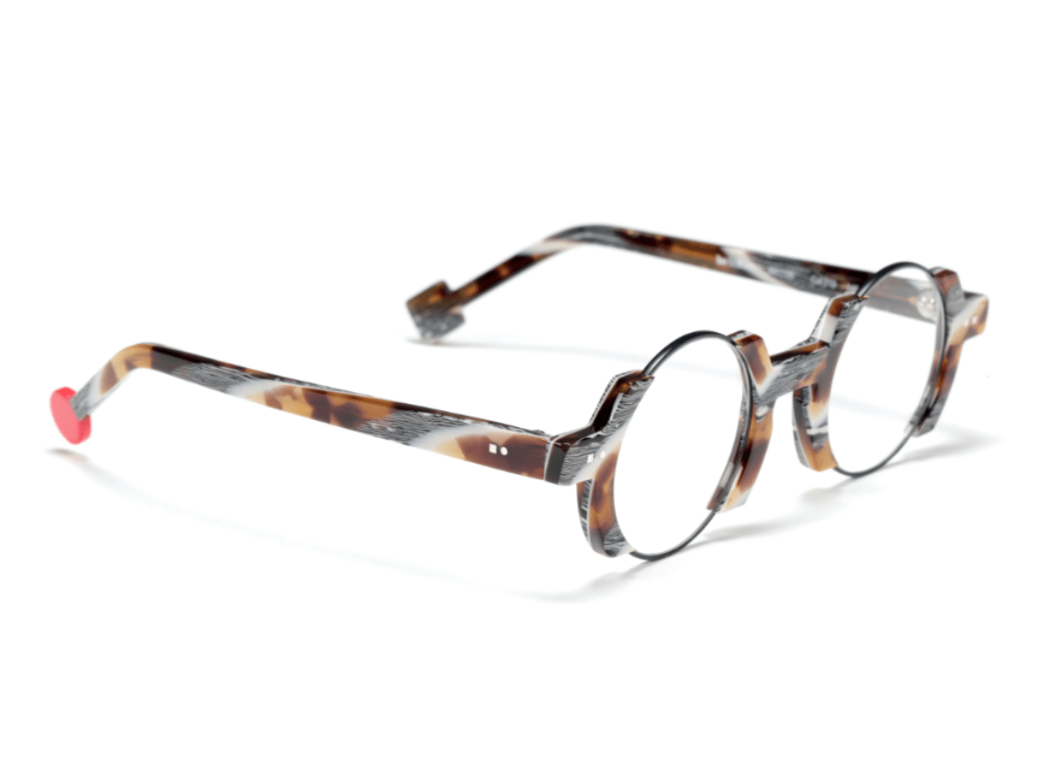 SABINE BE be balloon Bleu Marine Satin / Ecaille Vintage Brillant - Les Belles Lunettes
