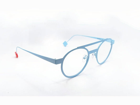 SABINE BE be casual Bleu Pastel Satin - Les Belles Lunettes