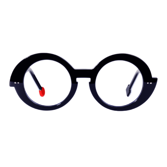 SABINE BE be val de loire Bleu Nuit Brillant / Blanc /  Bleu Marine Brillant - Les Belles Lunettes