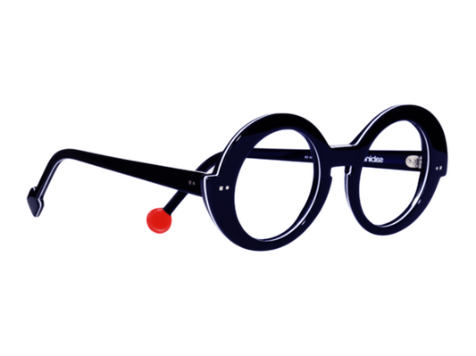 SABINE BE be val de loire Bleu Nuit Brillant / Blanc / Bleu Marine Brillant - Les Belles Lunettes