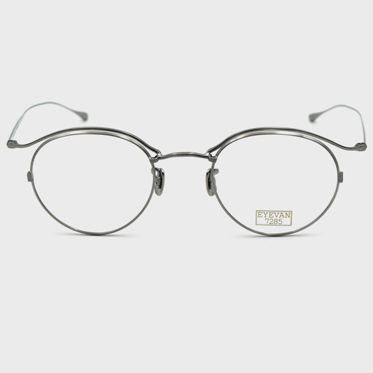 Lunettes de vue Eyevan 180 titane argent - vue de face