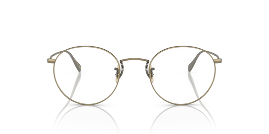 Lunettes Oliver Peoples en métal, vue de face.