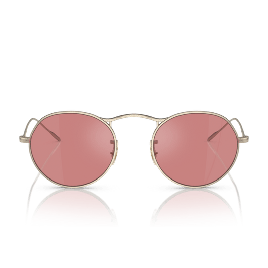 Lunettes de soleil Oliver Peoples M-4 30Th métal doré 50353E - vue de face