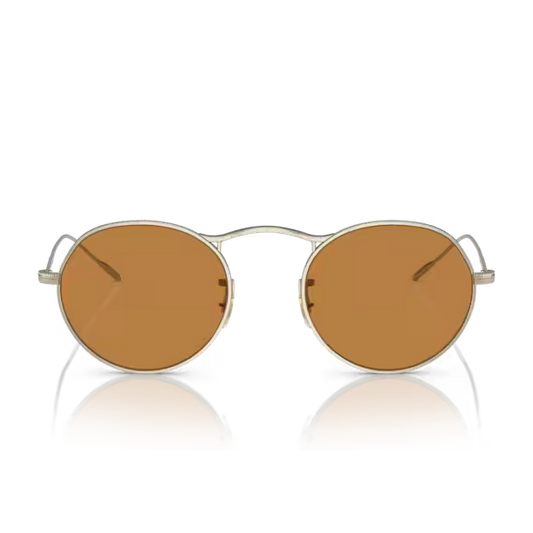 Lunettes de soleil Oliver Peoples M-4 30Th métal doré 503553 - vue de face