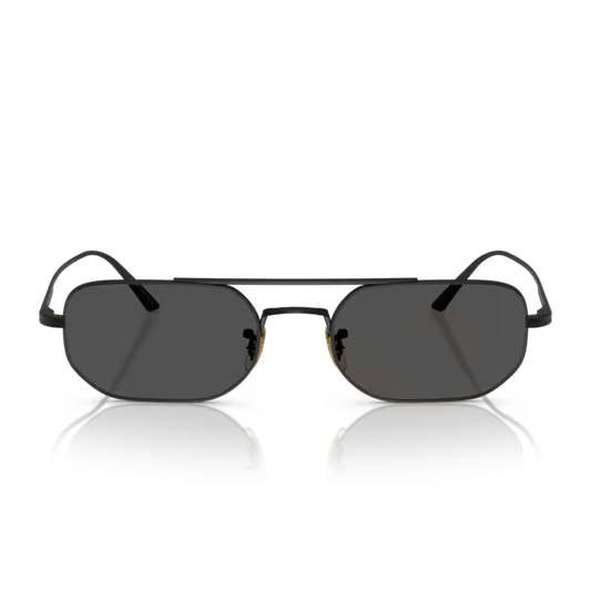 Lunettes de soleil Oliver Peoples 1989C métal noir - vue de face