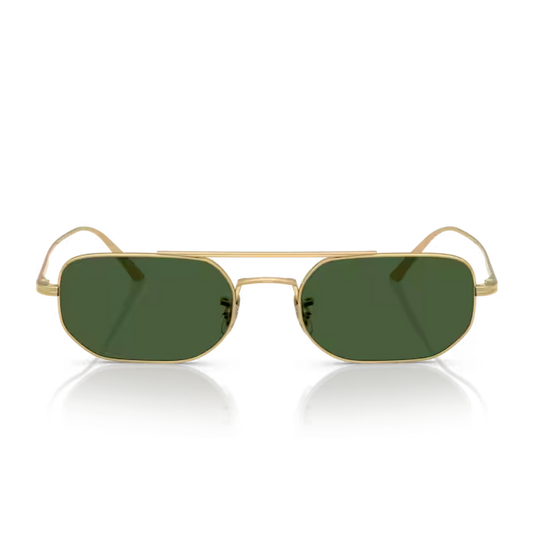 Lunettes de soleil Oliver Peoples 1989C métal doré - vue de face